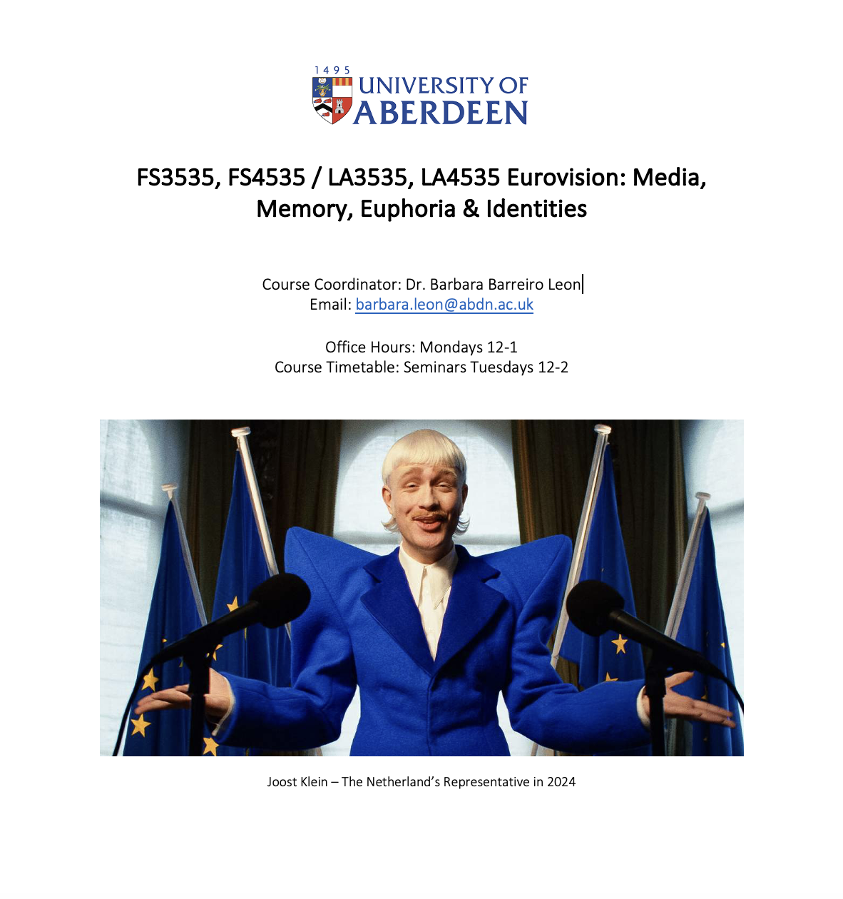 Eurovision: Media, Memory, Euphoria & Identities